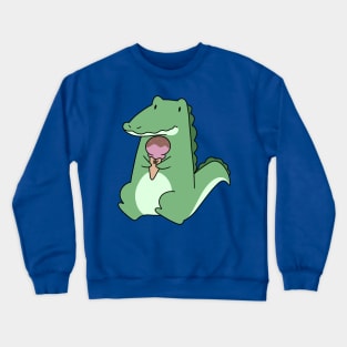 Icecream Cone Alligator Crewneck Sweatshirt